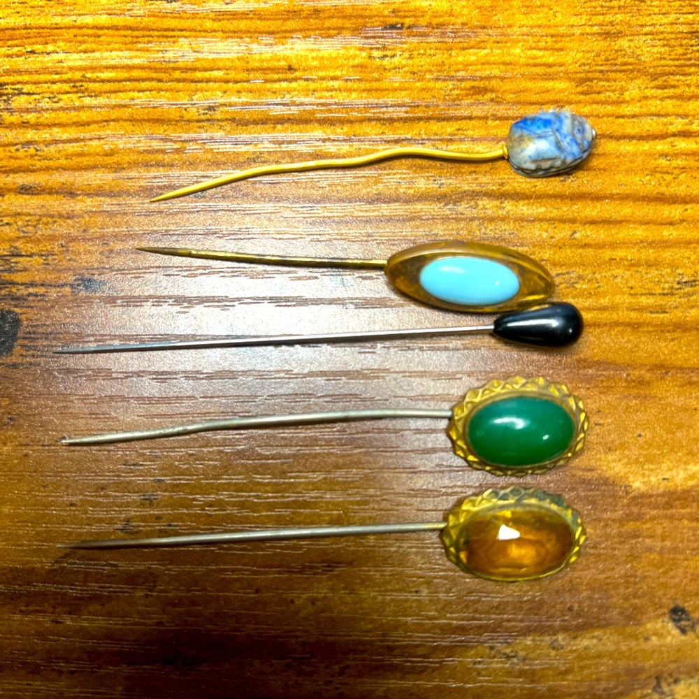 Vintage Set of Hat Pins (5 in total)